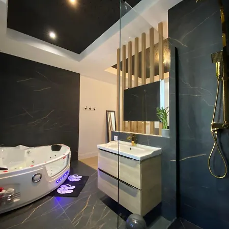 Loft Romantique Avec Jacuzzi Comprenant Pack Romantique Et Champagne Offerts * 생테티엔